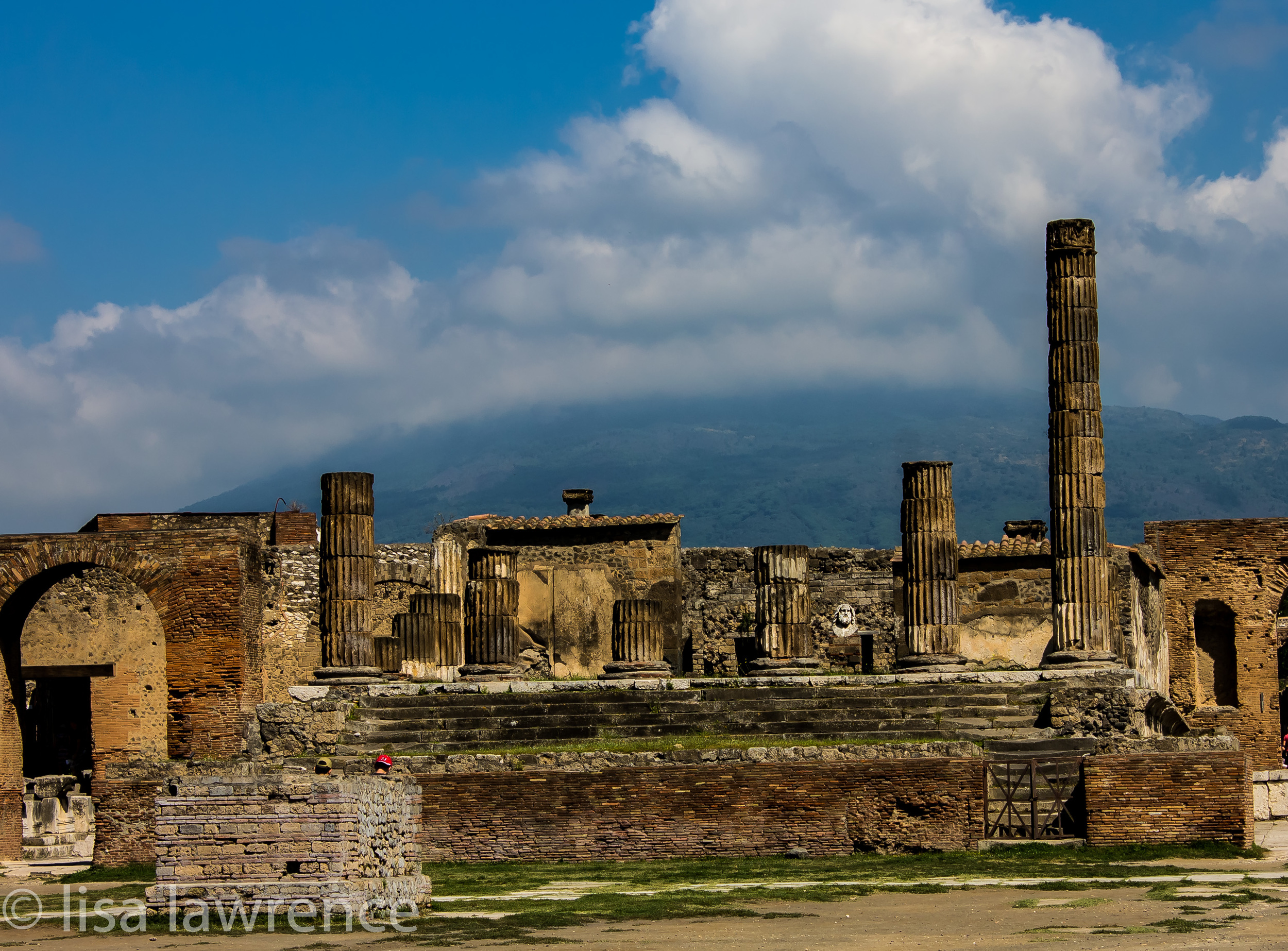 View toward Vesuvius