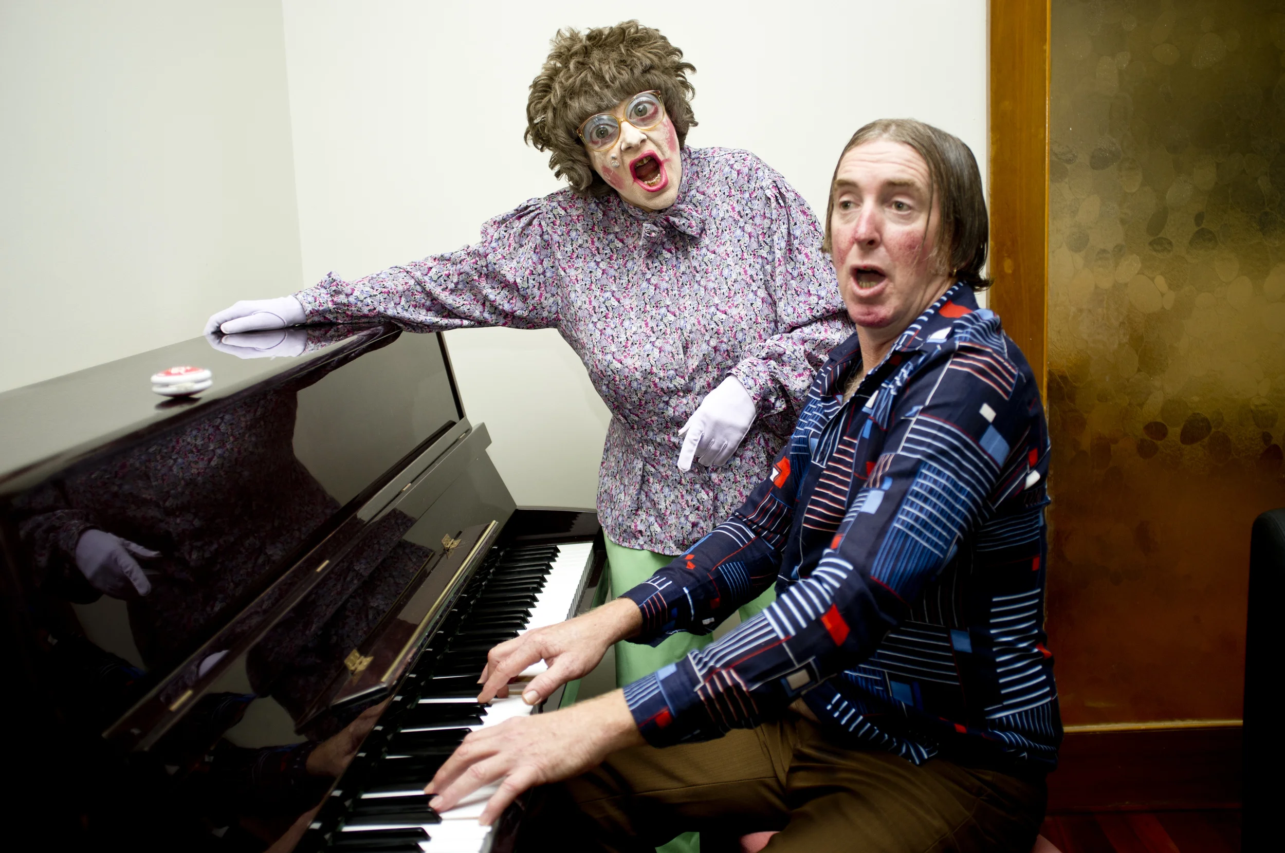 Eth & Nev belting out Great Balls Of Fire