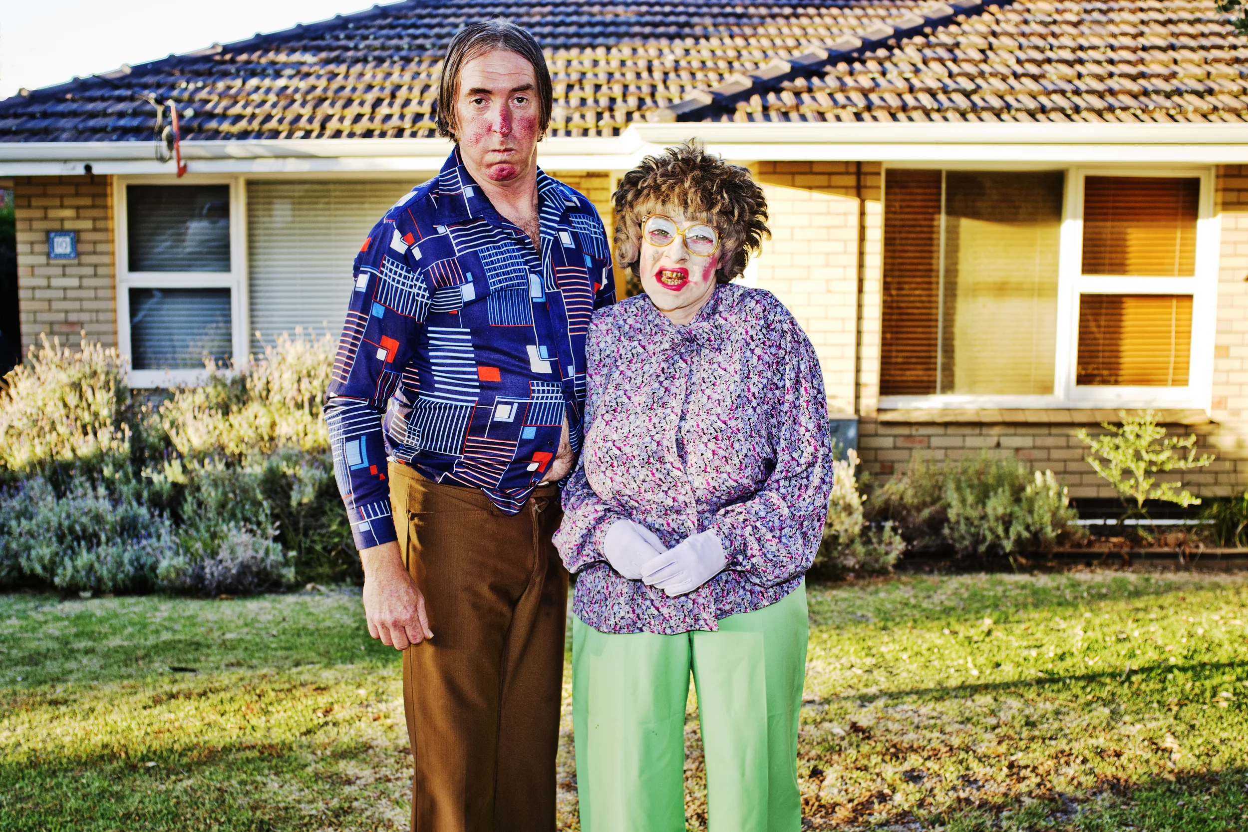 Ethel & chum Neville O'Grady