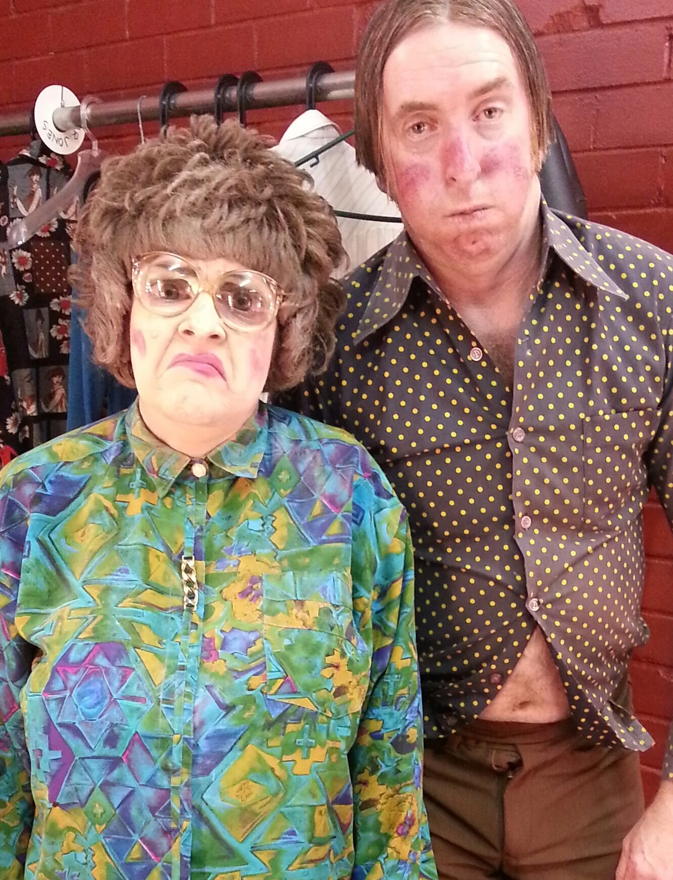  Ethel &amp; Neville backstage as His Majesty’s Theatre Perth 