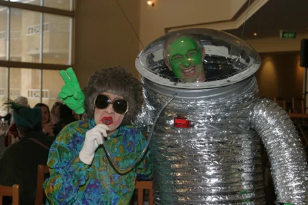  Ethel with a weirdo during her days at MIX94.5 