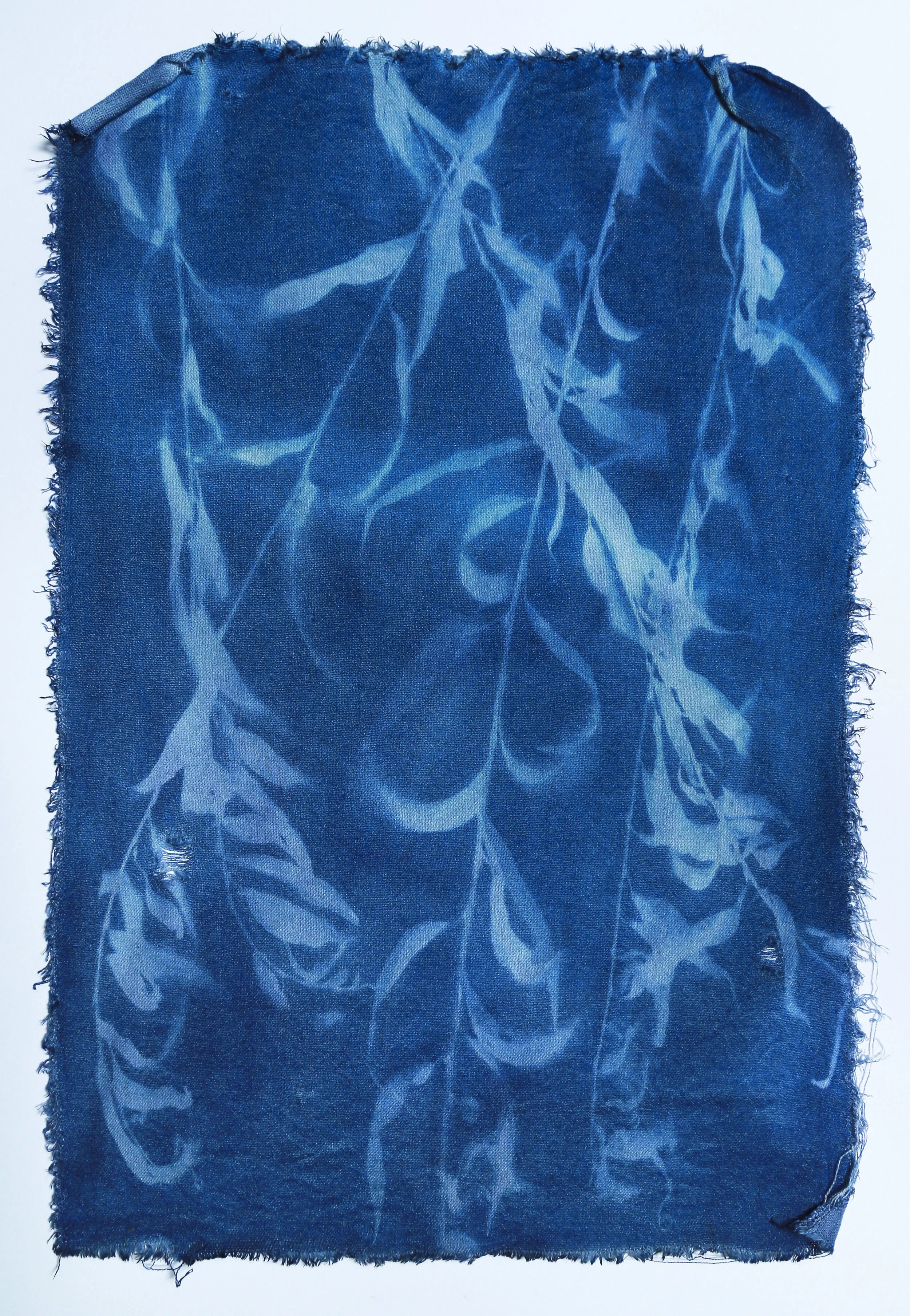 Saule pleureur on linen wool blend II