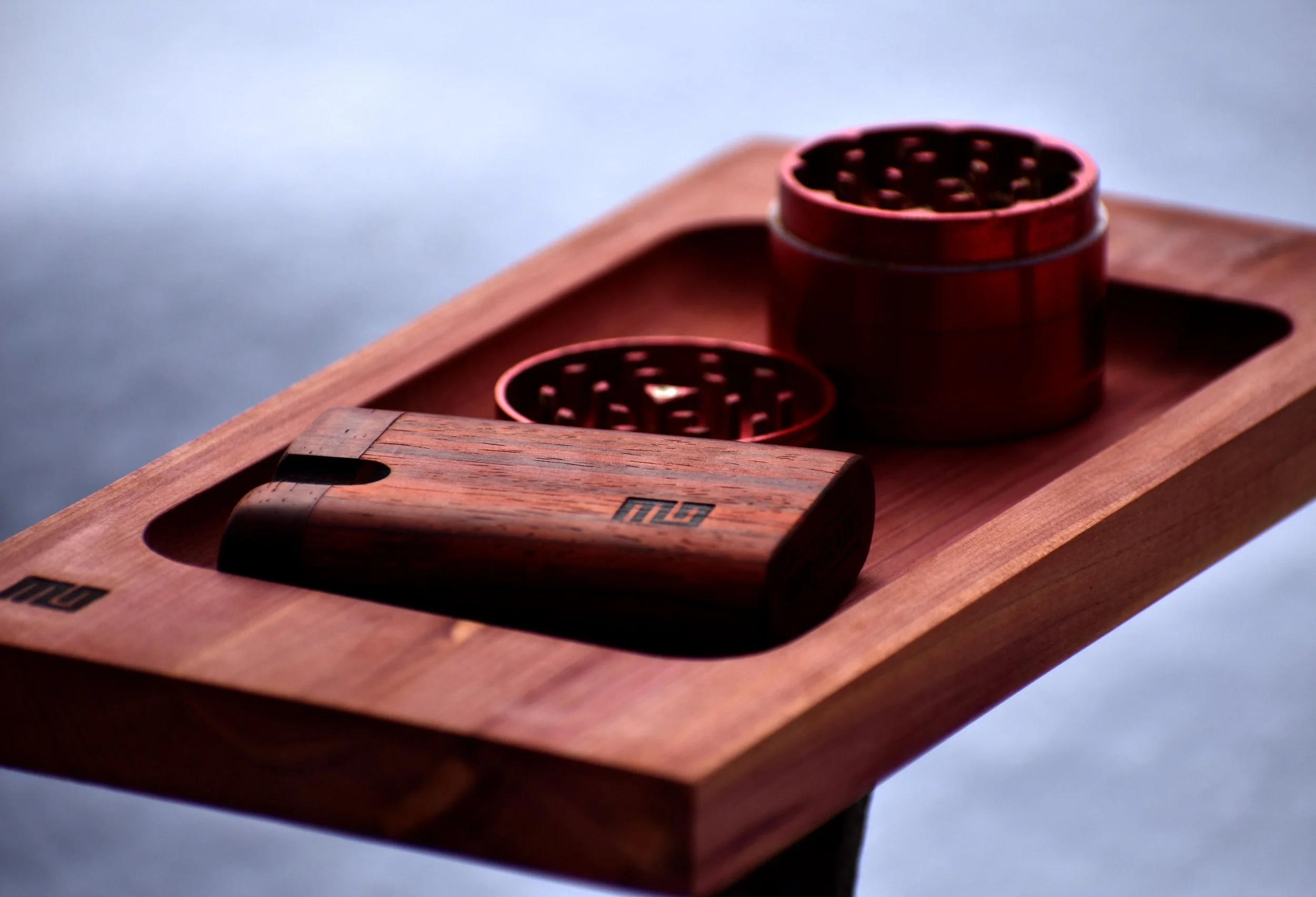 american-hand-made-custom-wooden-rolling-tray-domestic-3rd-grain-nine-inch-by-five-inch