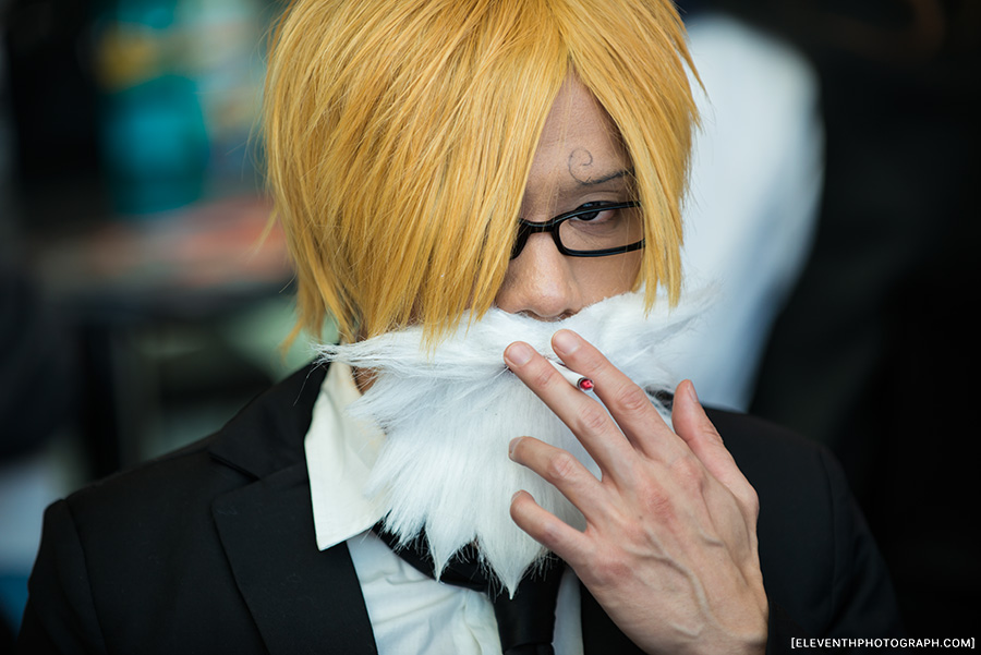 Black Leg Sanji, with a real beard