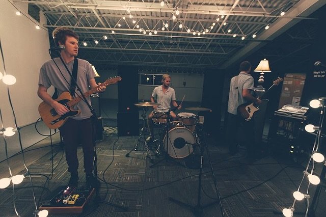 Found some vintage photos from the MyFever loft days. Good times. We wrote most our first jams in this little space. Happy #sunday yall. New things brewing 💙💙💙