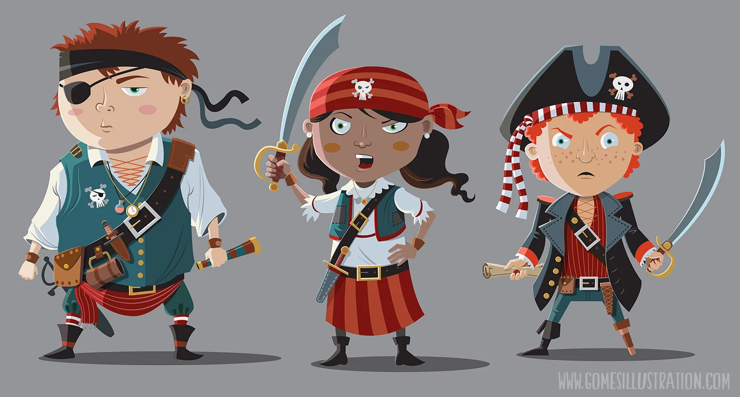 Pirate Children Characters