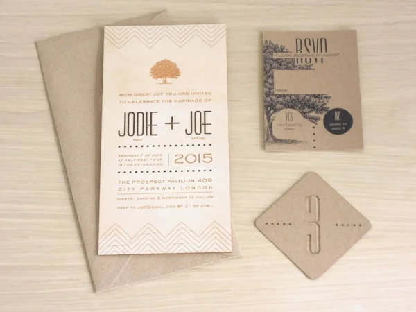 Laser cut wood invitation sets + laser cut wood wedding invitation sets + dot laser