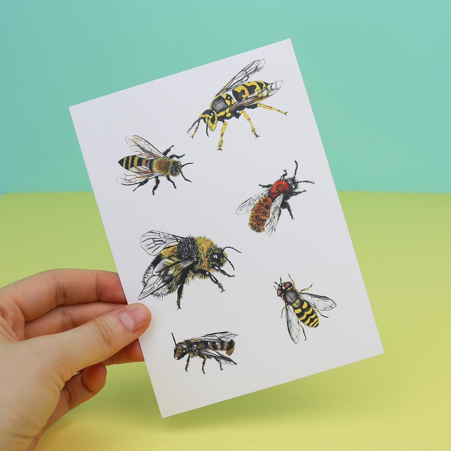✉️ An awesome greeting card is made with my bees on it!

I had the opportunity to work with a group of illustrators on a childrens book about the world of bees!🐝 

🖼 Our illustrations are now exhibited for the second time🎉 This time in the @dewere