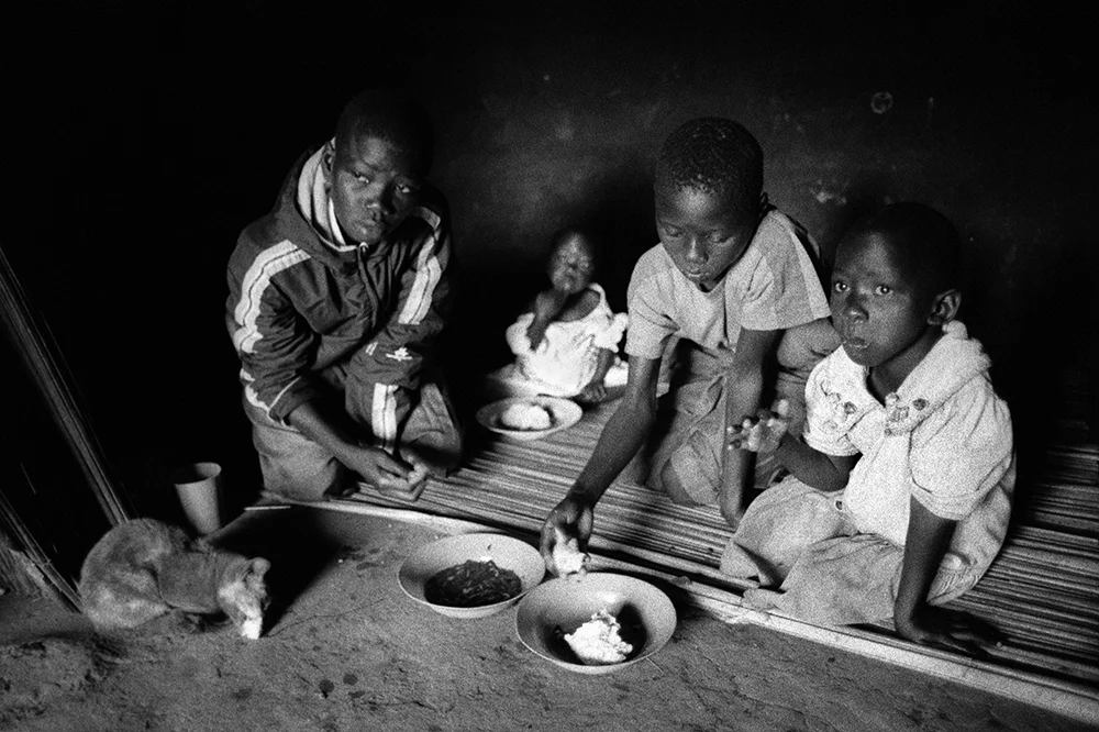 Gloria 13, Judith 11, Miriam 5 and Monica 32 months, Uganda 2005