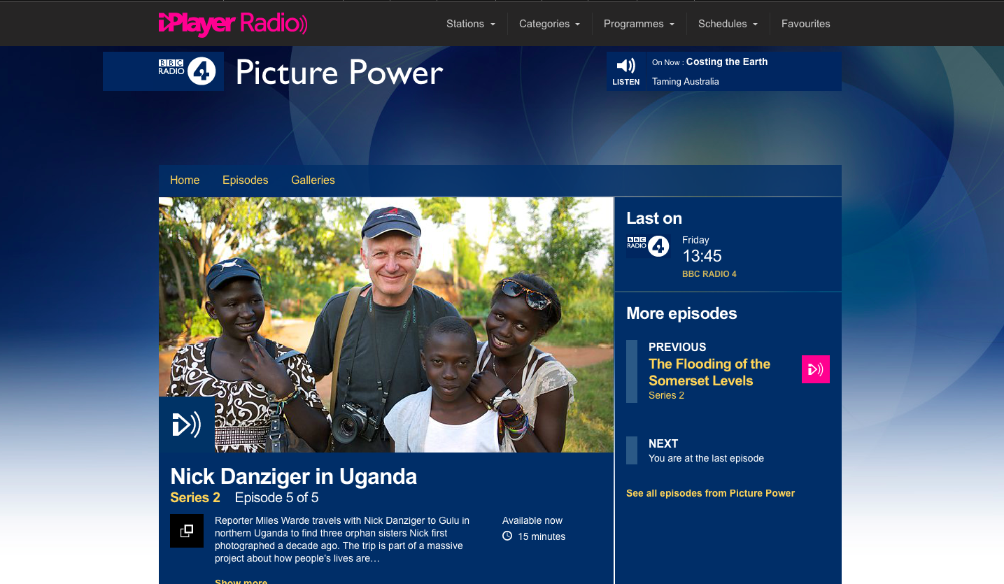   Follow Nick's Journey on BBC  