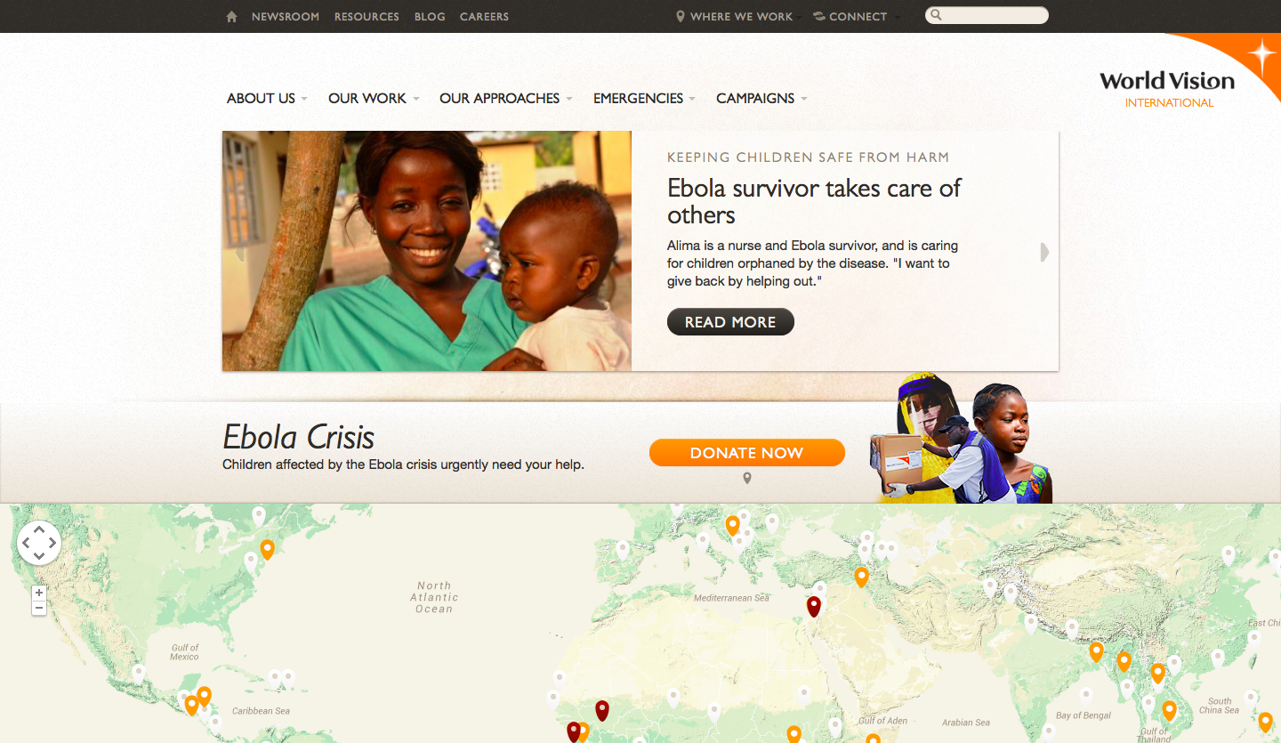   Follow Nick's Journey on World Vision International  