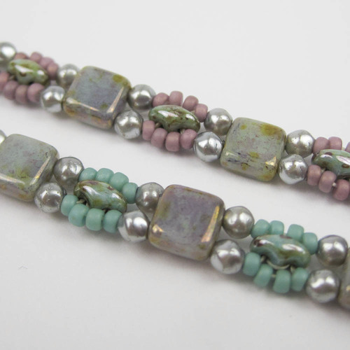 Trestle Bands Pattern by Deb Roberti of www.aroundthebeadingtable.com, taught with permission. Single, wrap, and triple bands will all be covered in this class. Skill level advanced beginner. Cost $25.00 plus supplies.