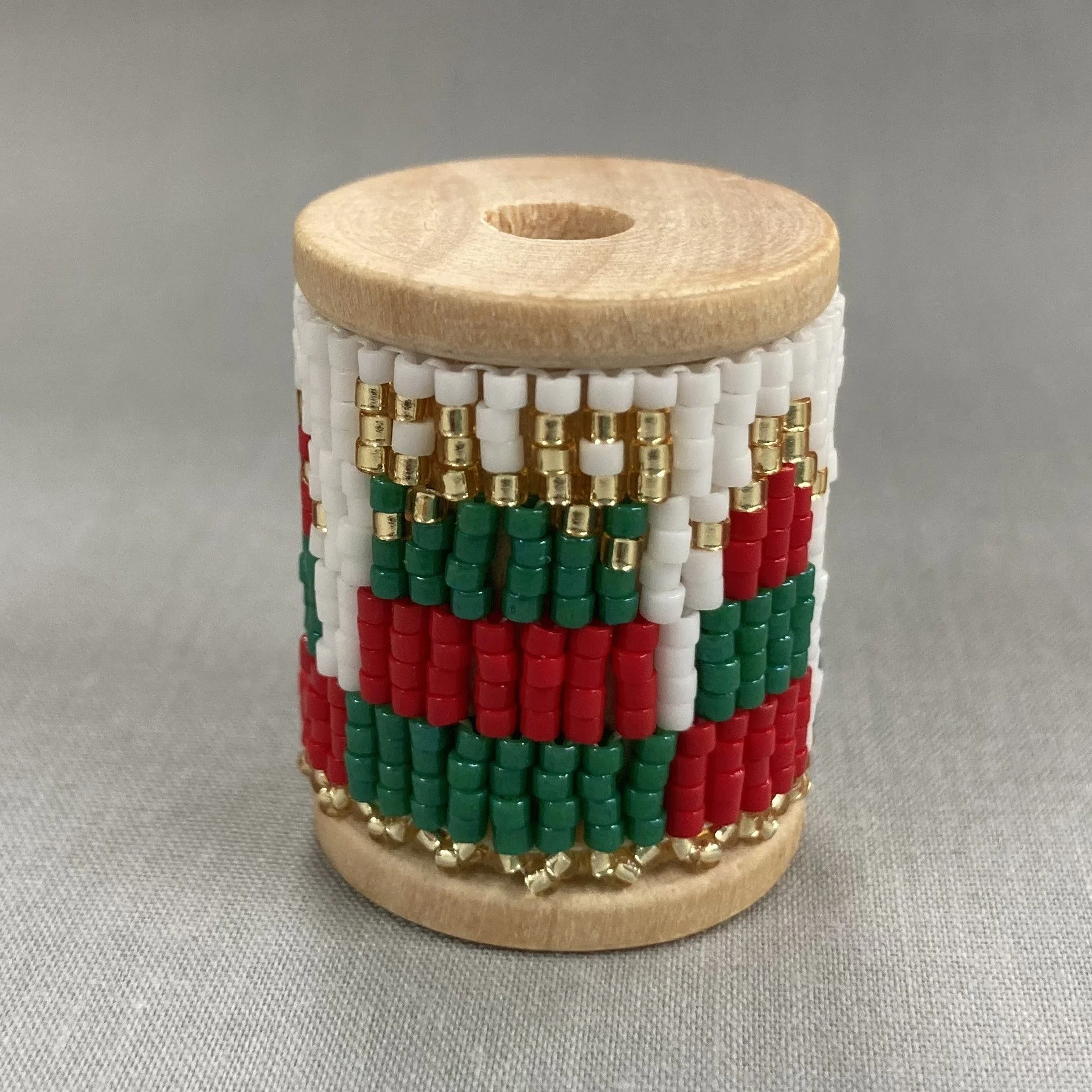 Christmas Gifts Peyote Spool Cover with Carol Sukoneck
