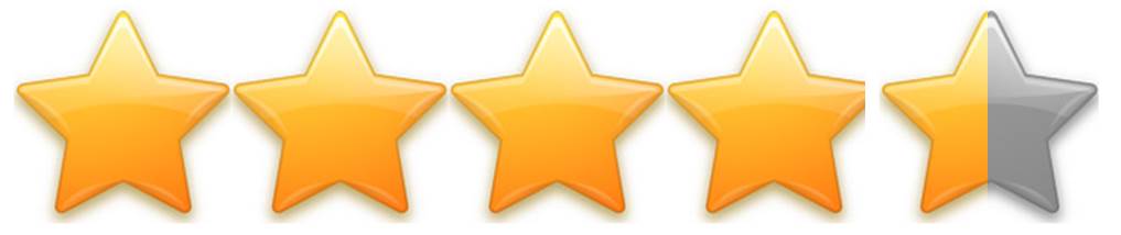 4.5/5 Stars