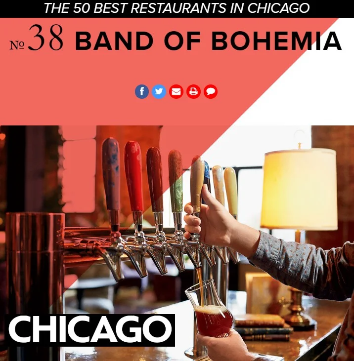 Chicago Magazine's 50 Best Restaurants in Chicago