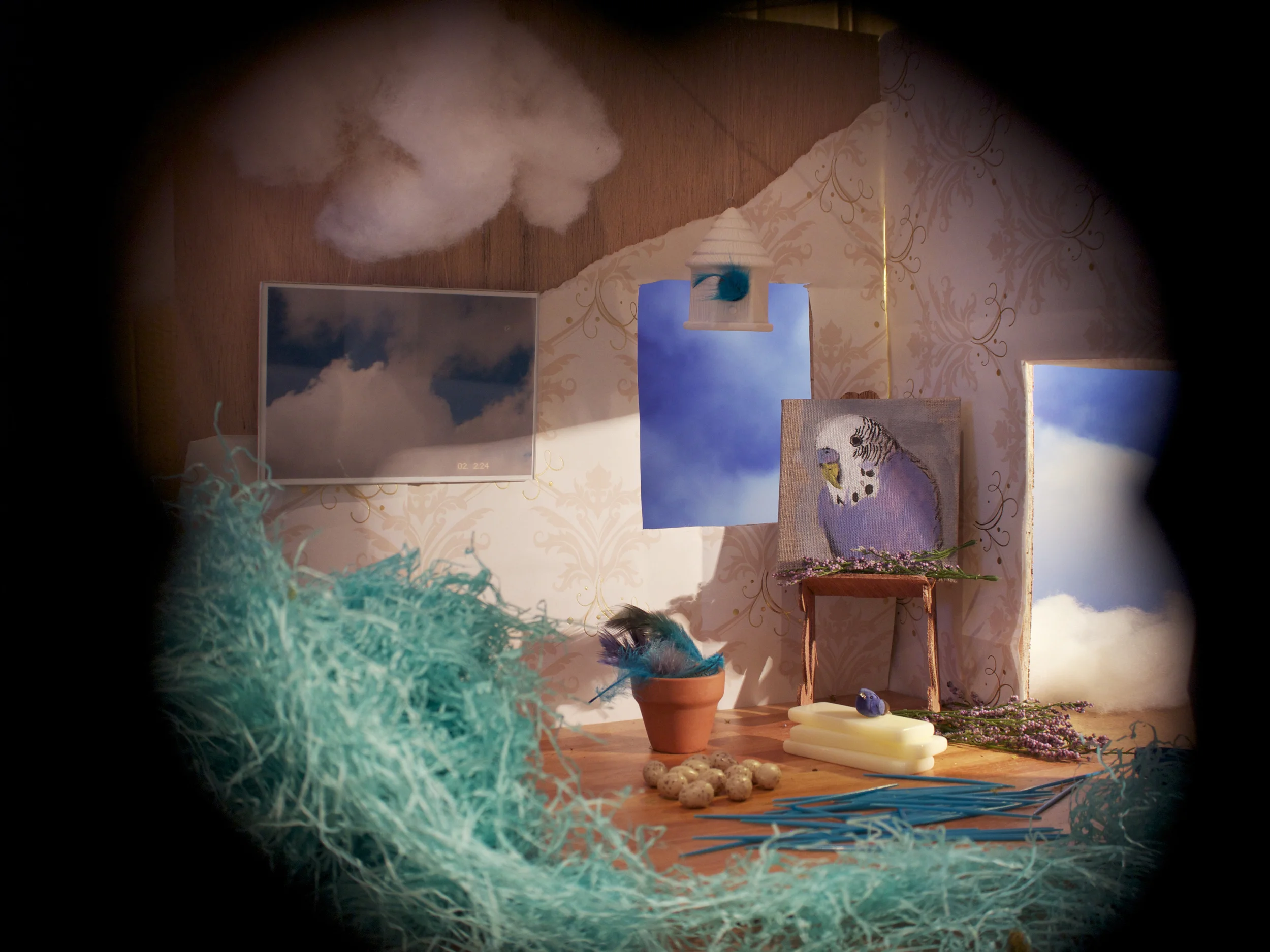 Inside Fred's House, 2012, lambda print.