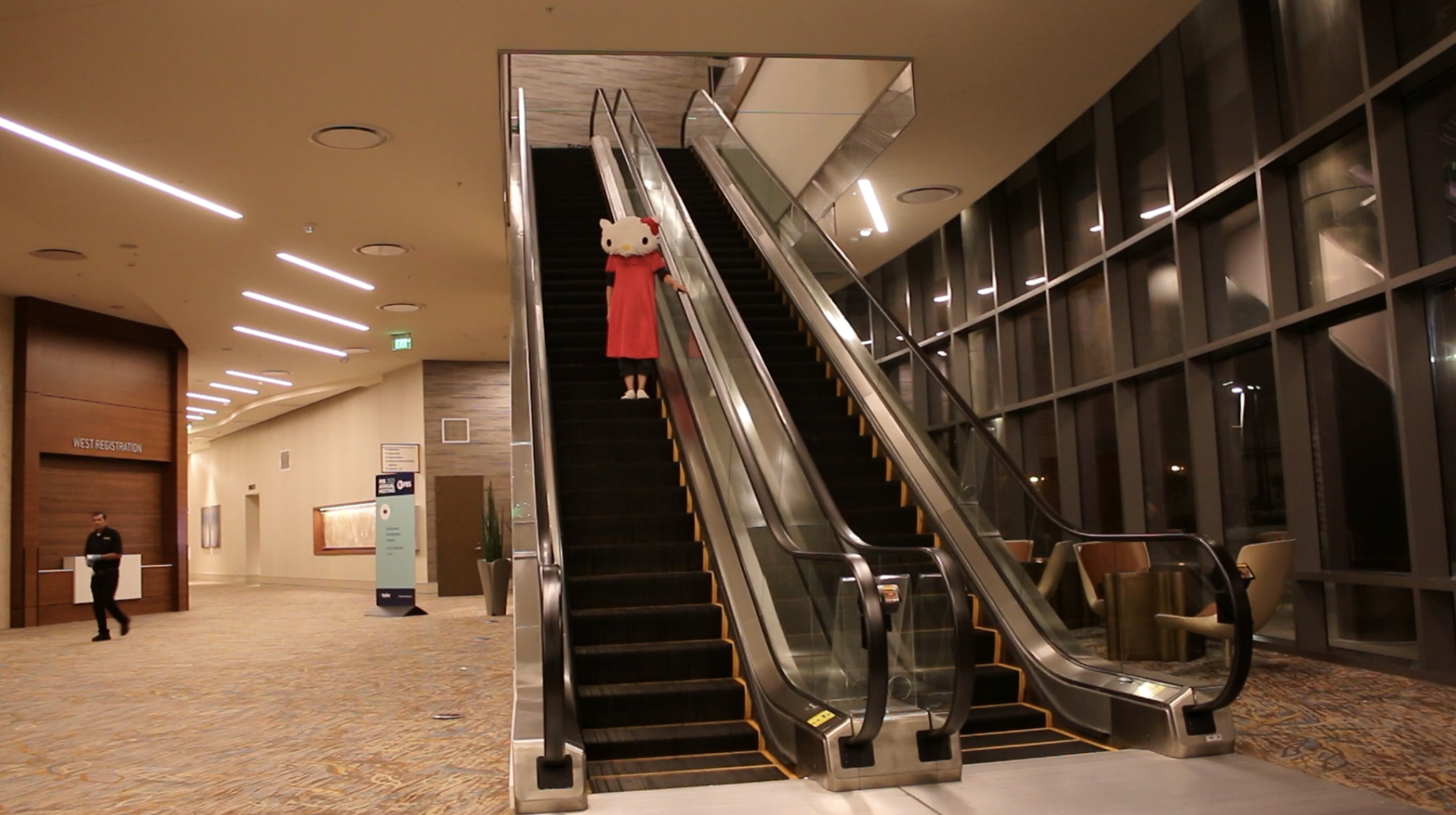    Marquis Hello, Part Deux  , single channel video, 2023 [still]. 