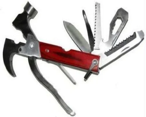 Hammer-knife; all-purpose tool for illustrating self-help cliches. (Not pictured: electricity