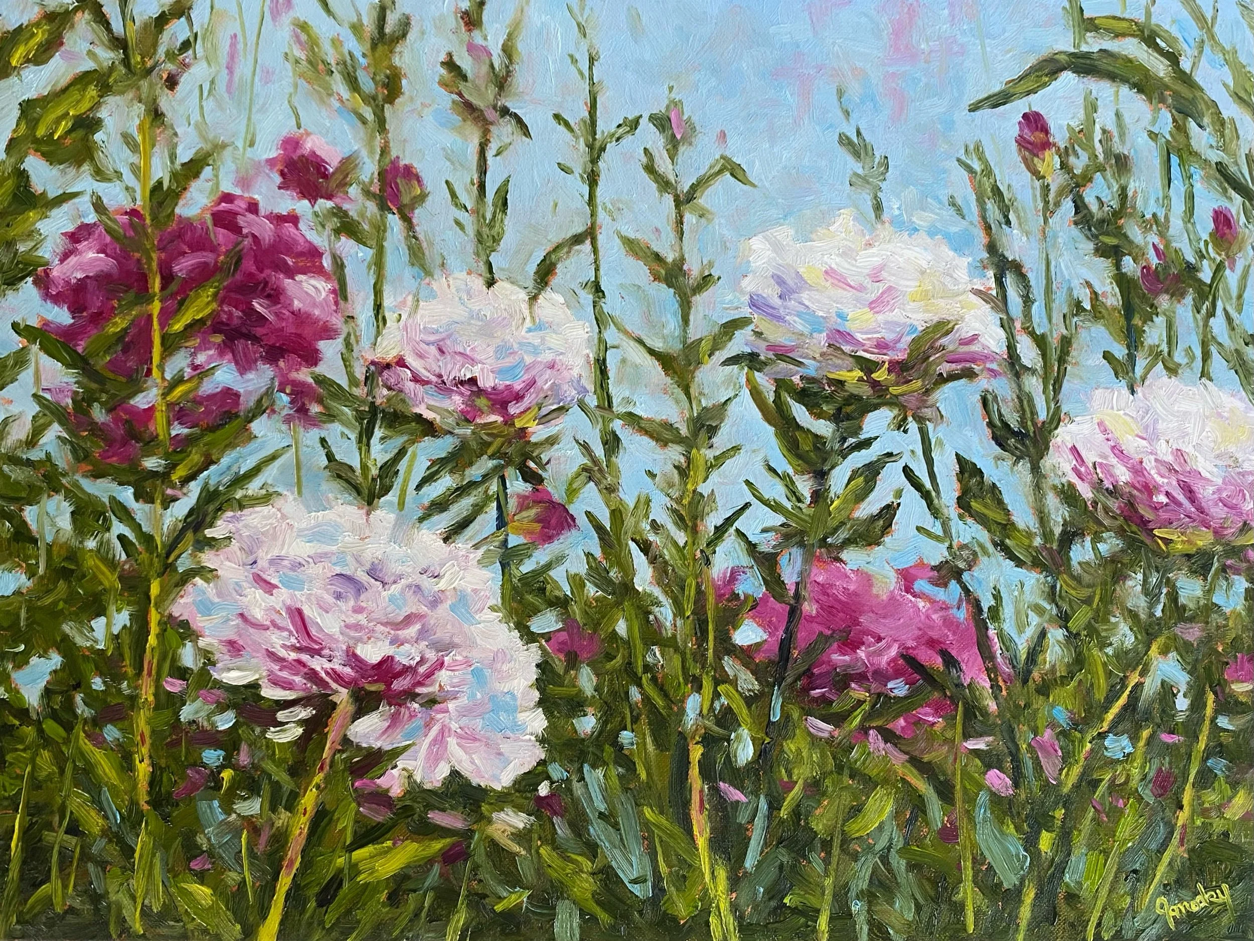 Garden Floral (with Blue Sky)