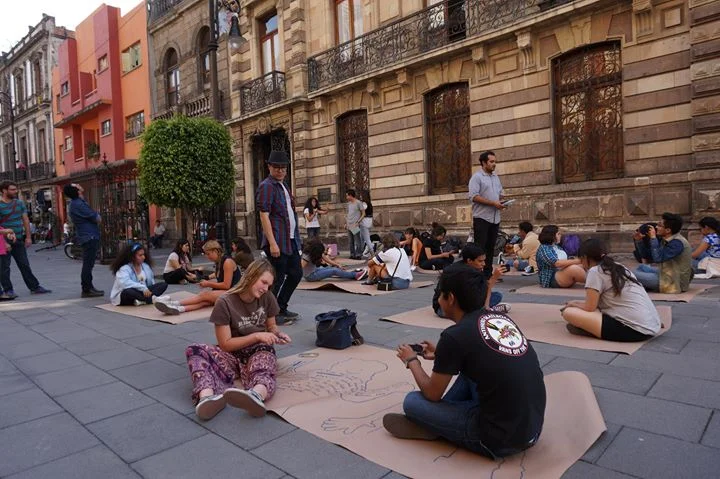 FOCUS: Binational Showcase is a binational arts program run by the Museum of Contemporary Art San Diego and Museo Tamayo take to the streets to work collaboratively in the midst of the hustle and bustle of Mexico City. Courtesy photo
