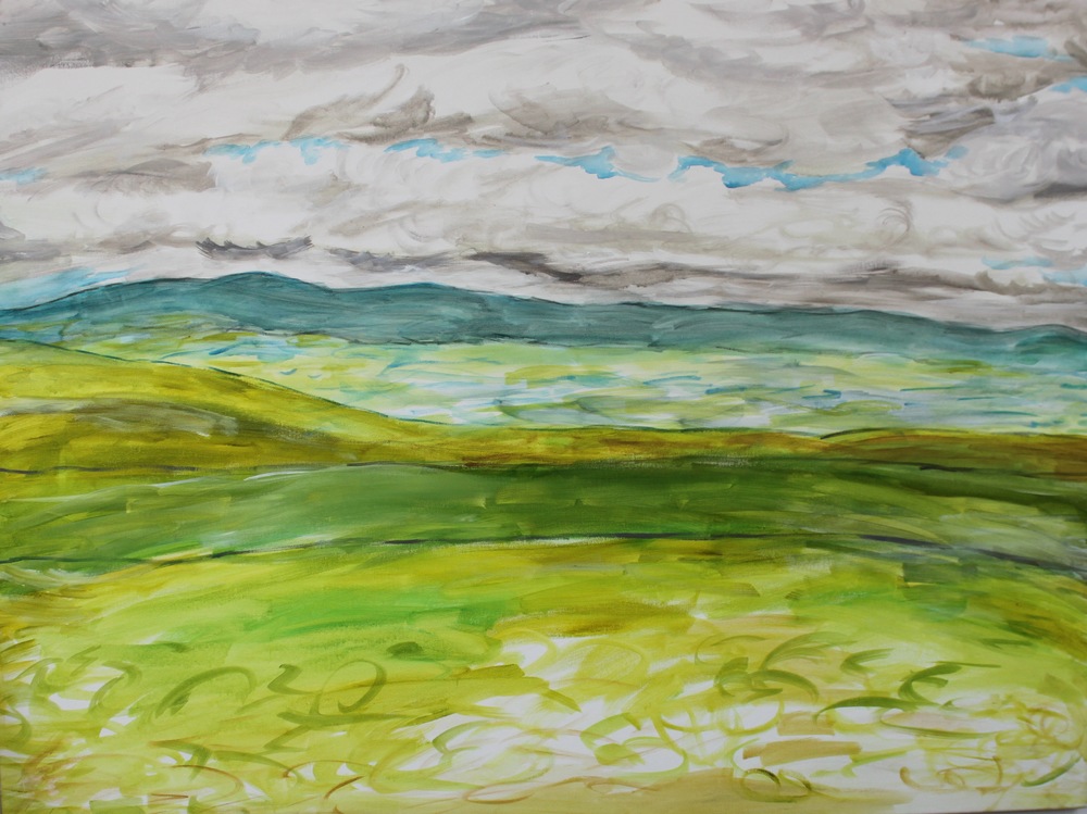    Plains,&nbsp; Angela Matsuoka    Acrylic on Canvas  