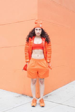    Angie in Orange,&nbsp; Aviva Klein    Metallic c-print, 11"x14"  