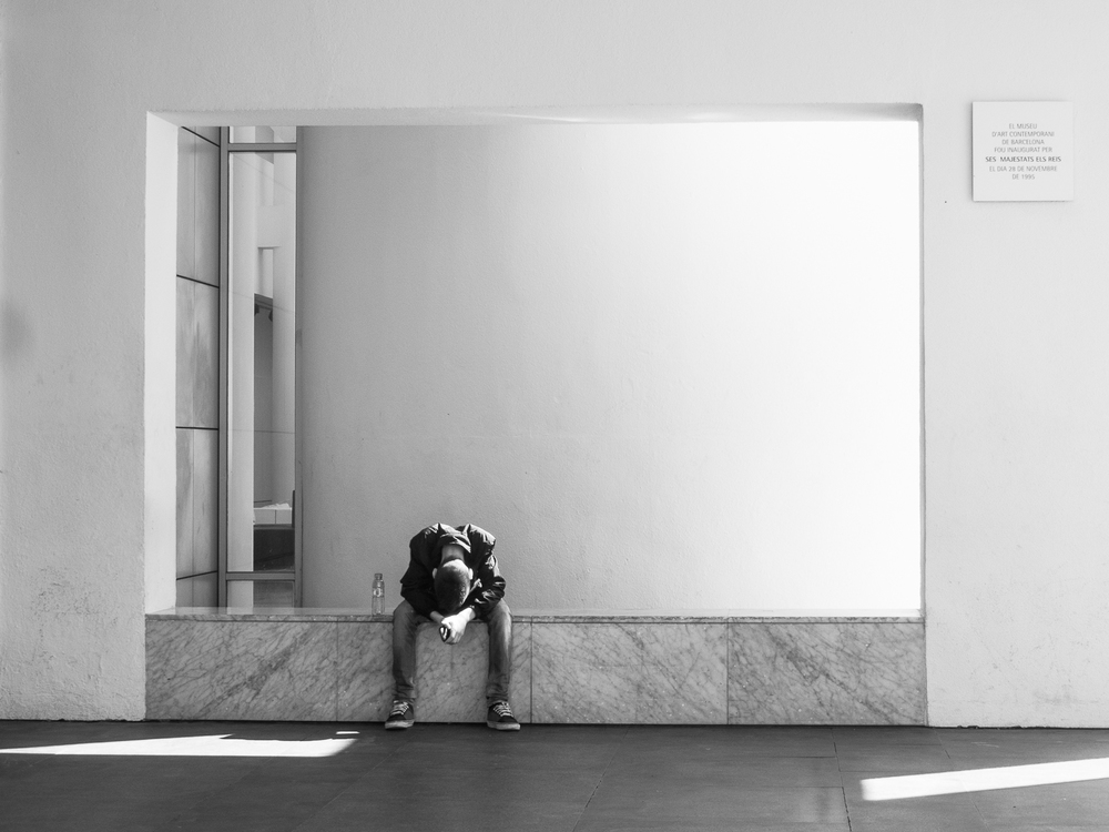    Asleep at Macba,&nbsp; Darnell Scott    Digital Photography, 8"x10"  