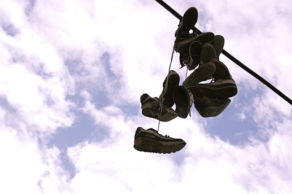    Sneaker Vine,&nbsp; Jamel Mims    Digital Photography, 12"x20"  