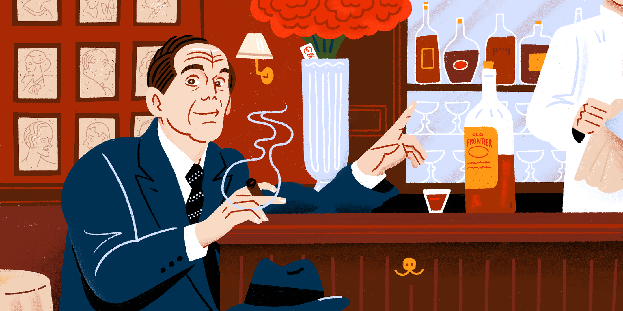 Blue Moon Movie, Illustration by Jack Dylan