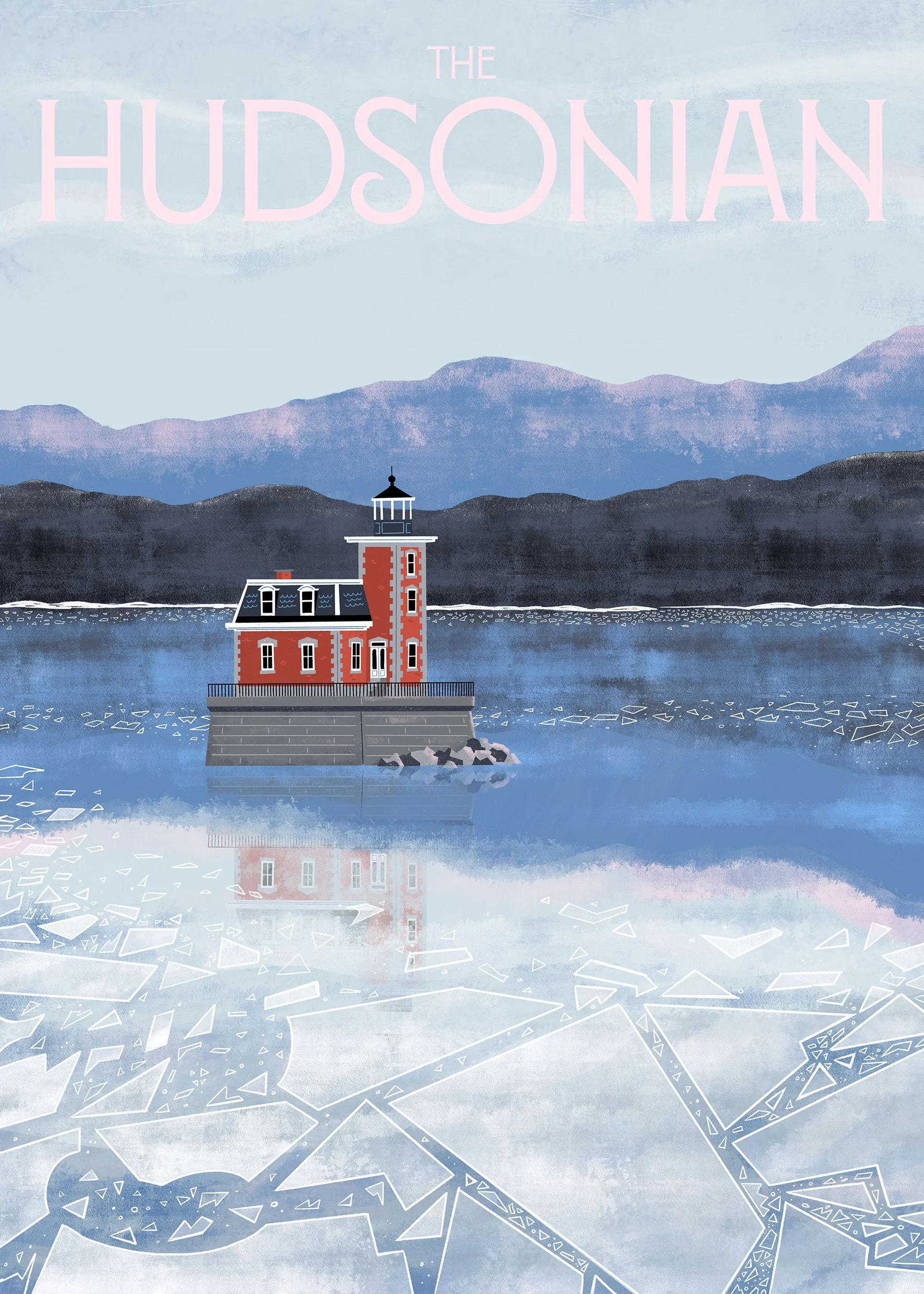 Hudson Light House Illustration by Jack Dylan