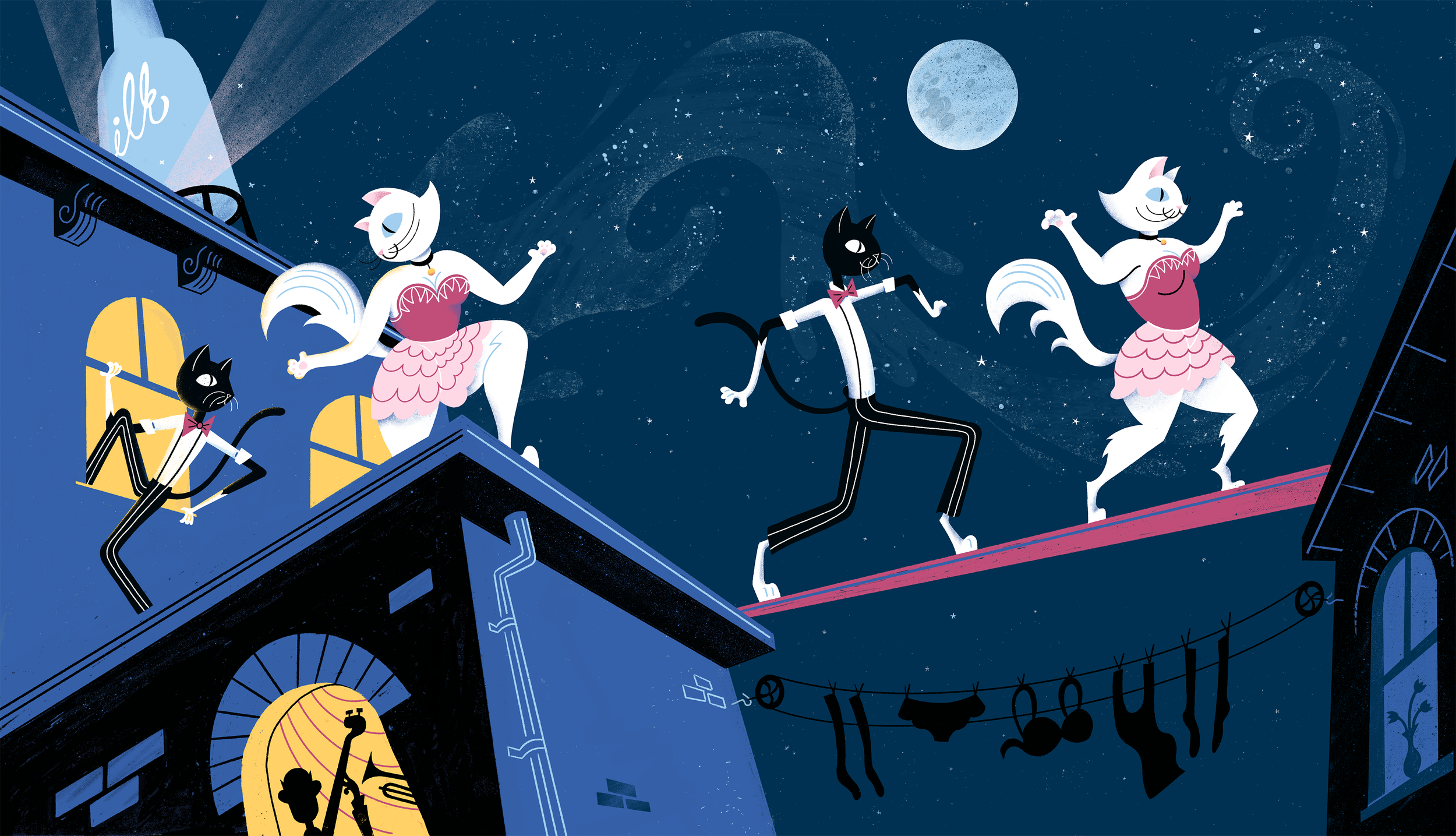 Catnip Club Illustration by Jack Dylan