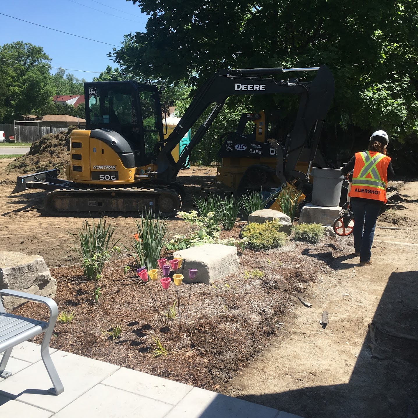  Construction begins! 