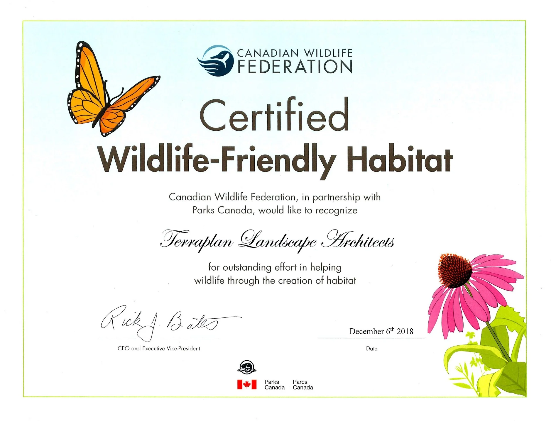  The project is certified! 