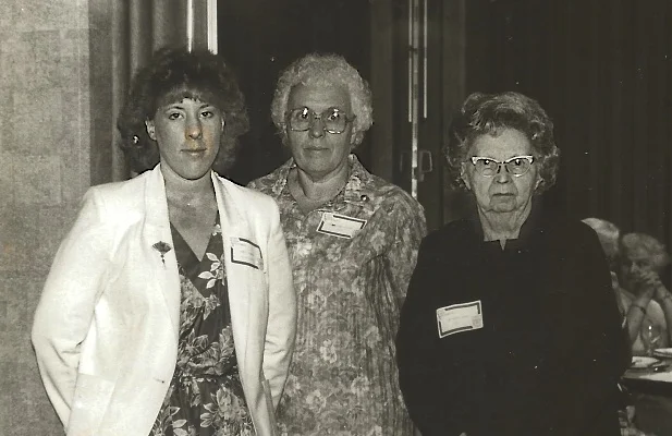 Me, my mother and my grandmother....smiling!