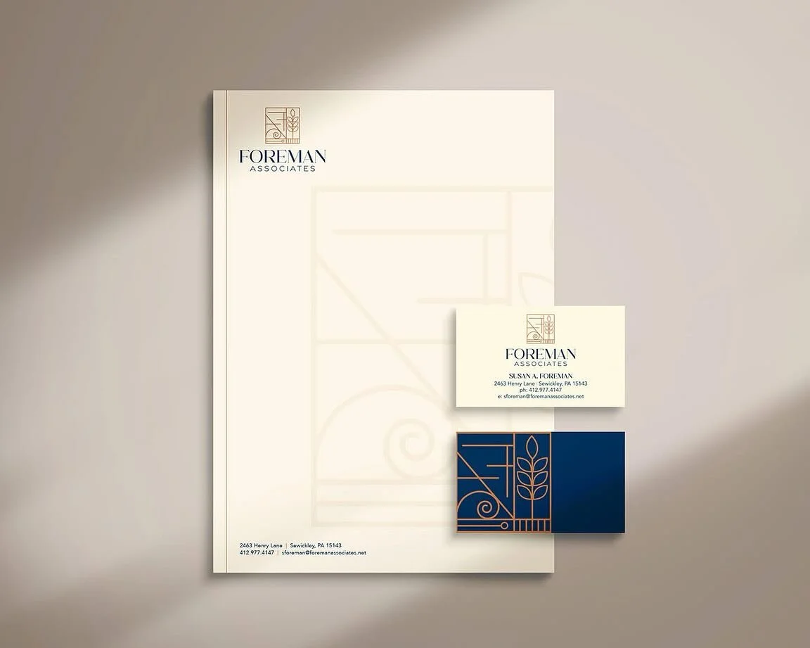 I realized I never got around to sharing this project from last year &mdash; and I&rsquo;m still so ecstatic about it!

I had the pleasure of working one-on-one with Foreman Associates to craft a clean, custom, and professional brand identity that re