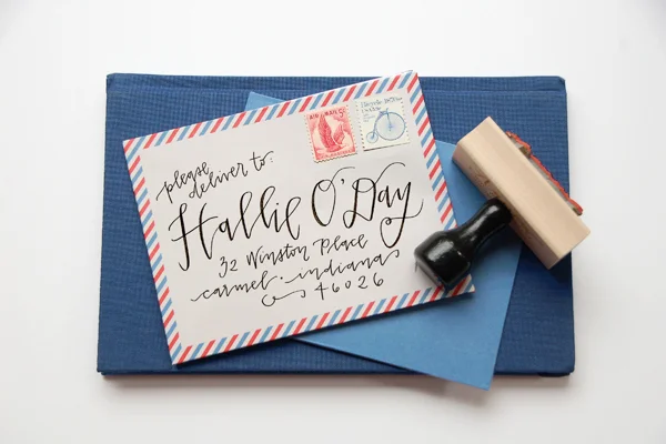 Lettered Life Envelope Calligraphy Black Ink.jpg