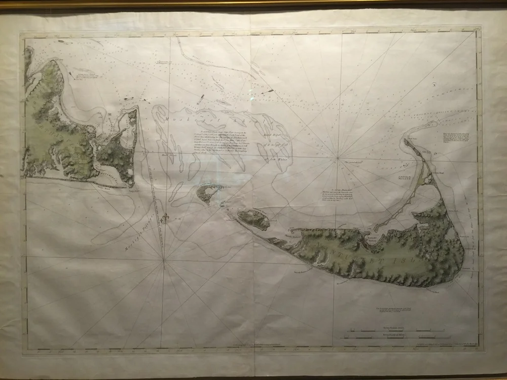 With ties to Nantucket, I could not resist this antique map of the Gray Lady offered by The Old Print Shop, Inc.