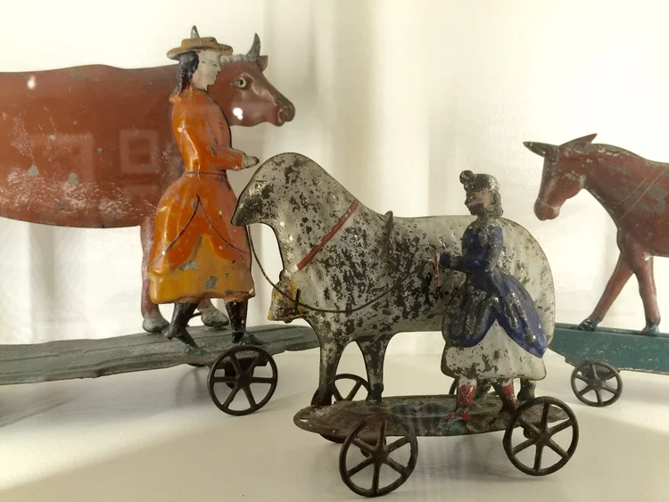 Gemini Antiques Ltd. showcased an amazing collection of antique metal toys.