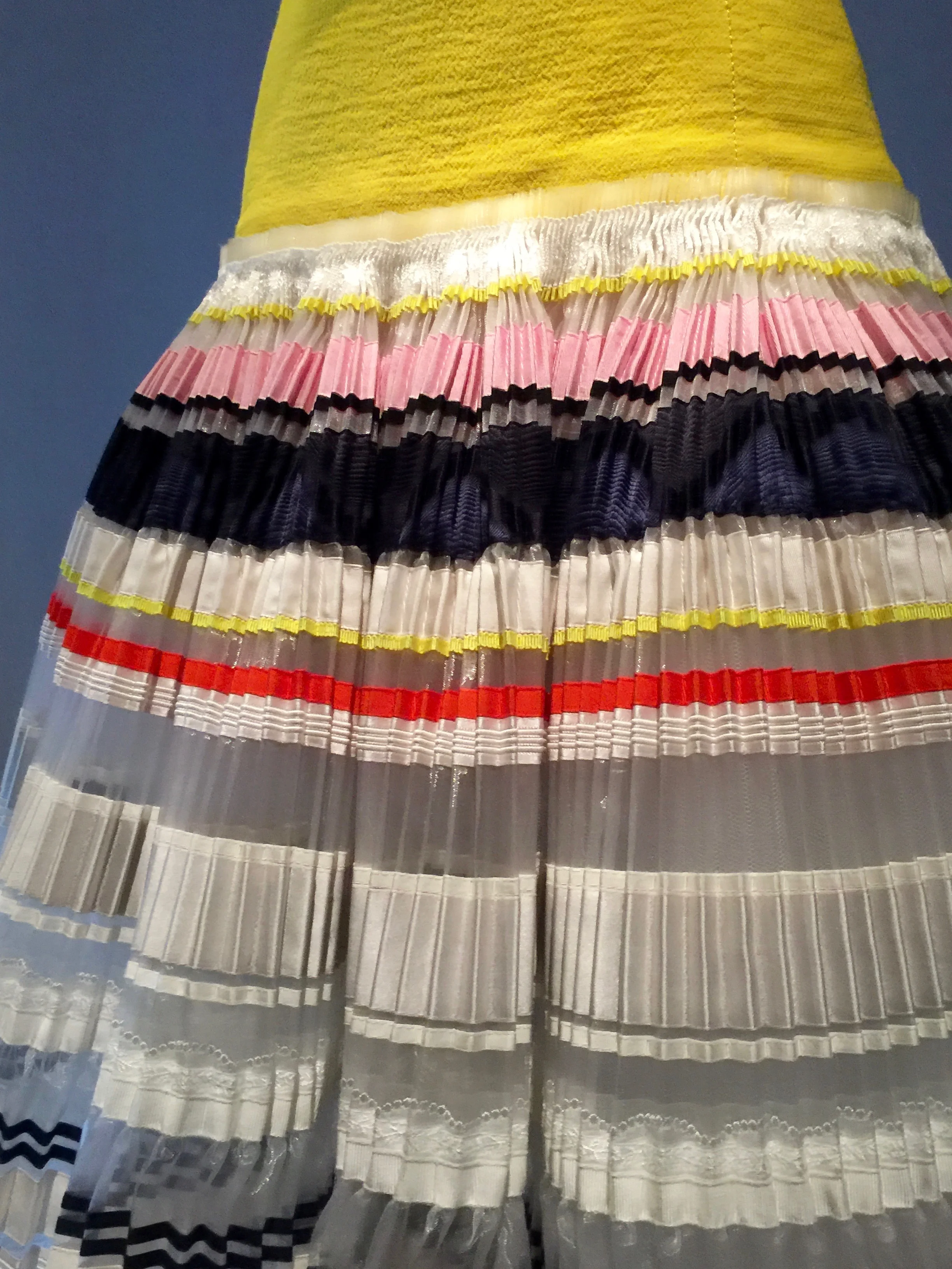 Detail of pleating