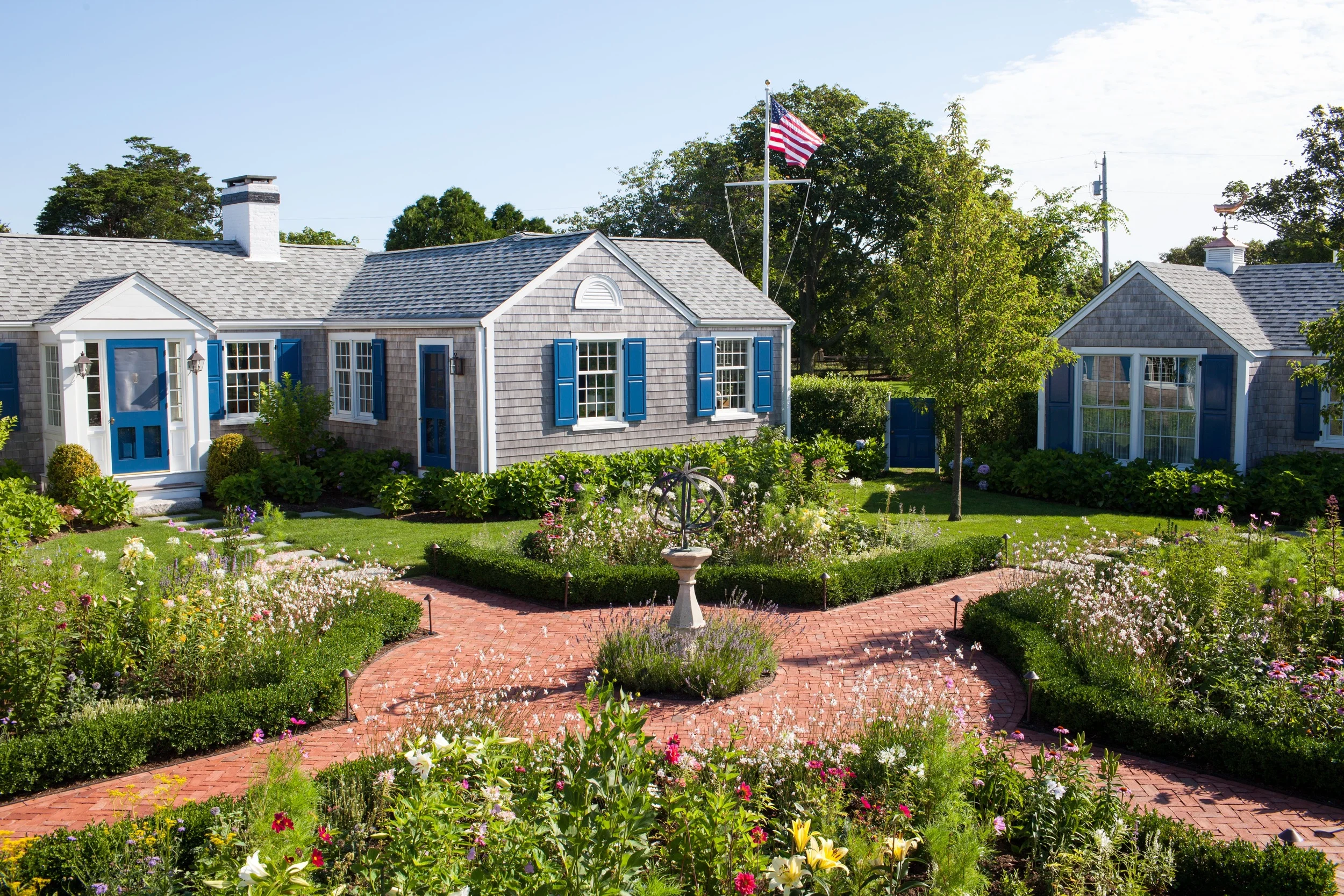 The gardens at our Nantucket home.