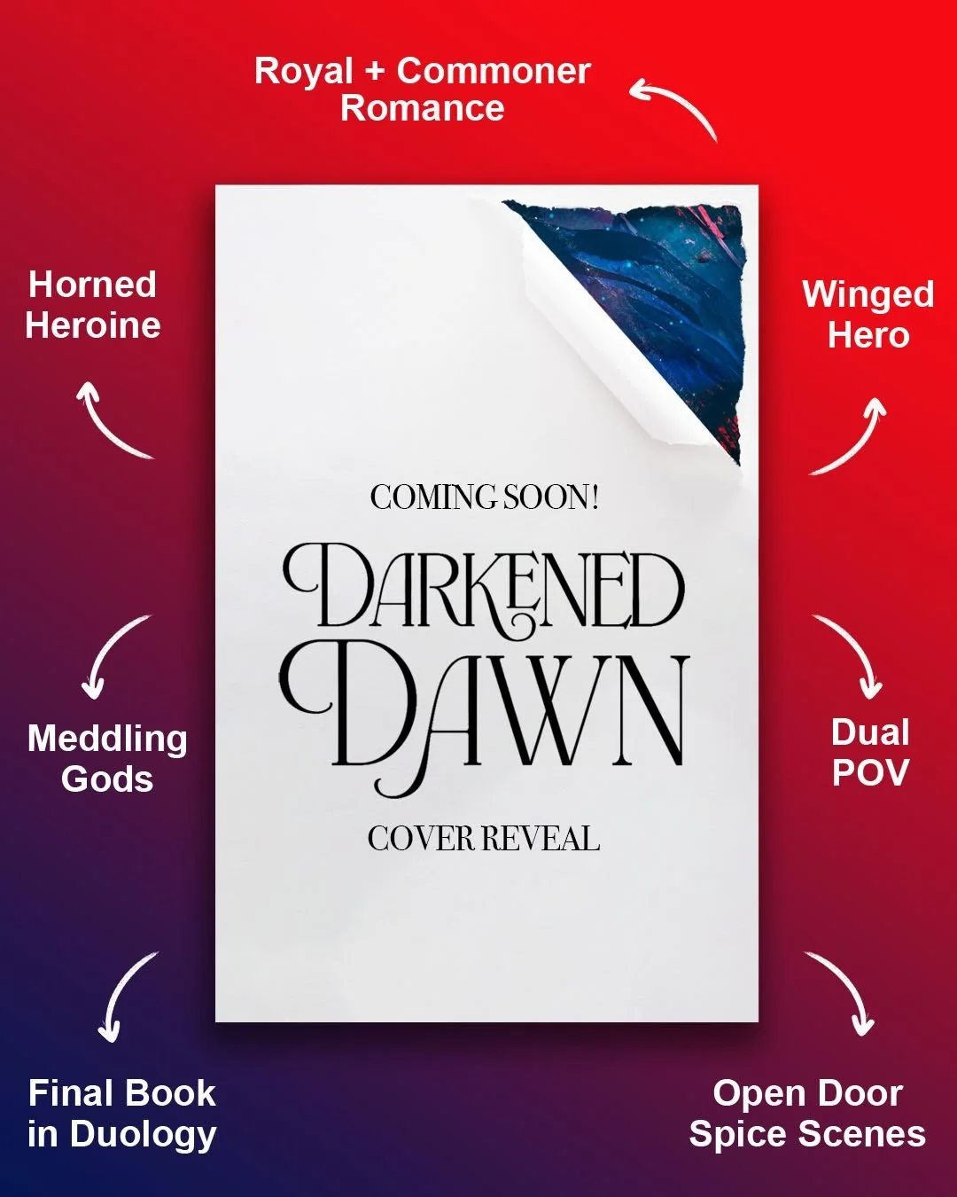 We have an approved final cover for DARKENED DAWN!! Let commence the teaser posts 😏. Swipe for color palettes and synopsis reveal! 

Cover to be revealed in a few weeks 🥳. For those who signed up to help with the release, thank you! An email will b