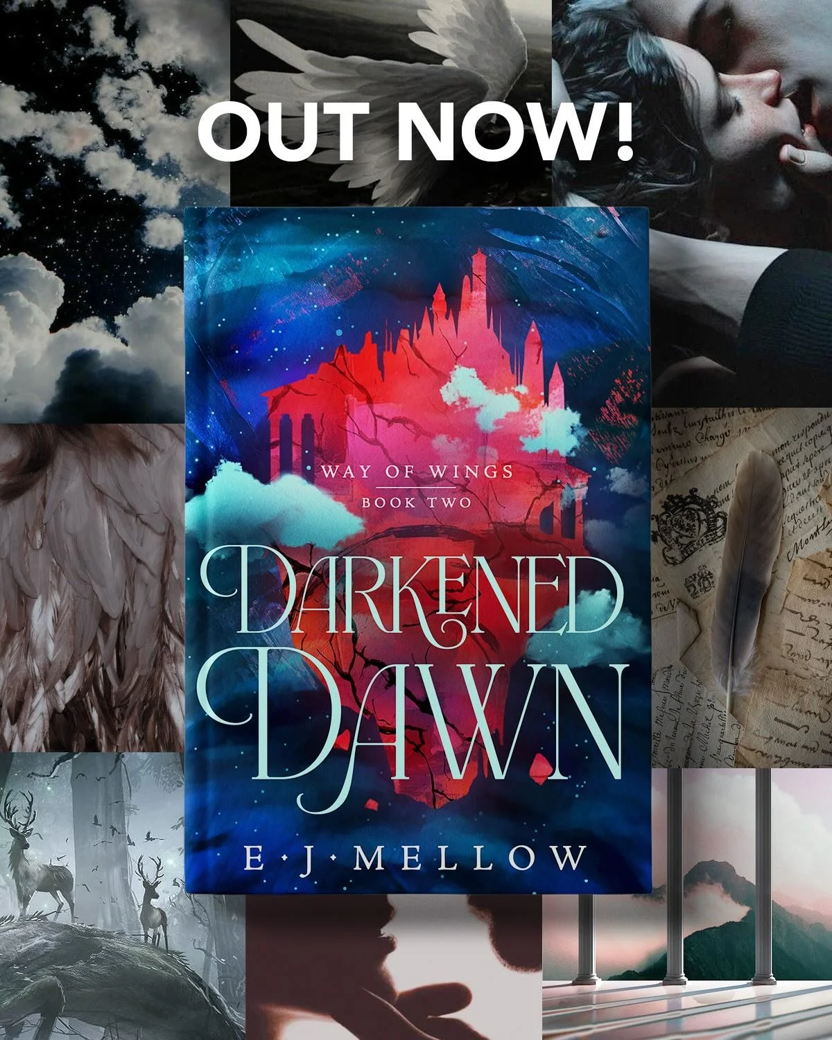 In case you missed it!! #DarkenedDawn is live which means both books in my Icarus inspired duology are complete. If you like finished series, now your time to snag both! 

TROPES TO ENJOY:
❤️Forbidden Romance
❤️&zwj;🔥Sneaking Around a Palace
🗡️Mort