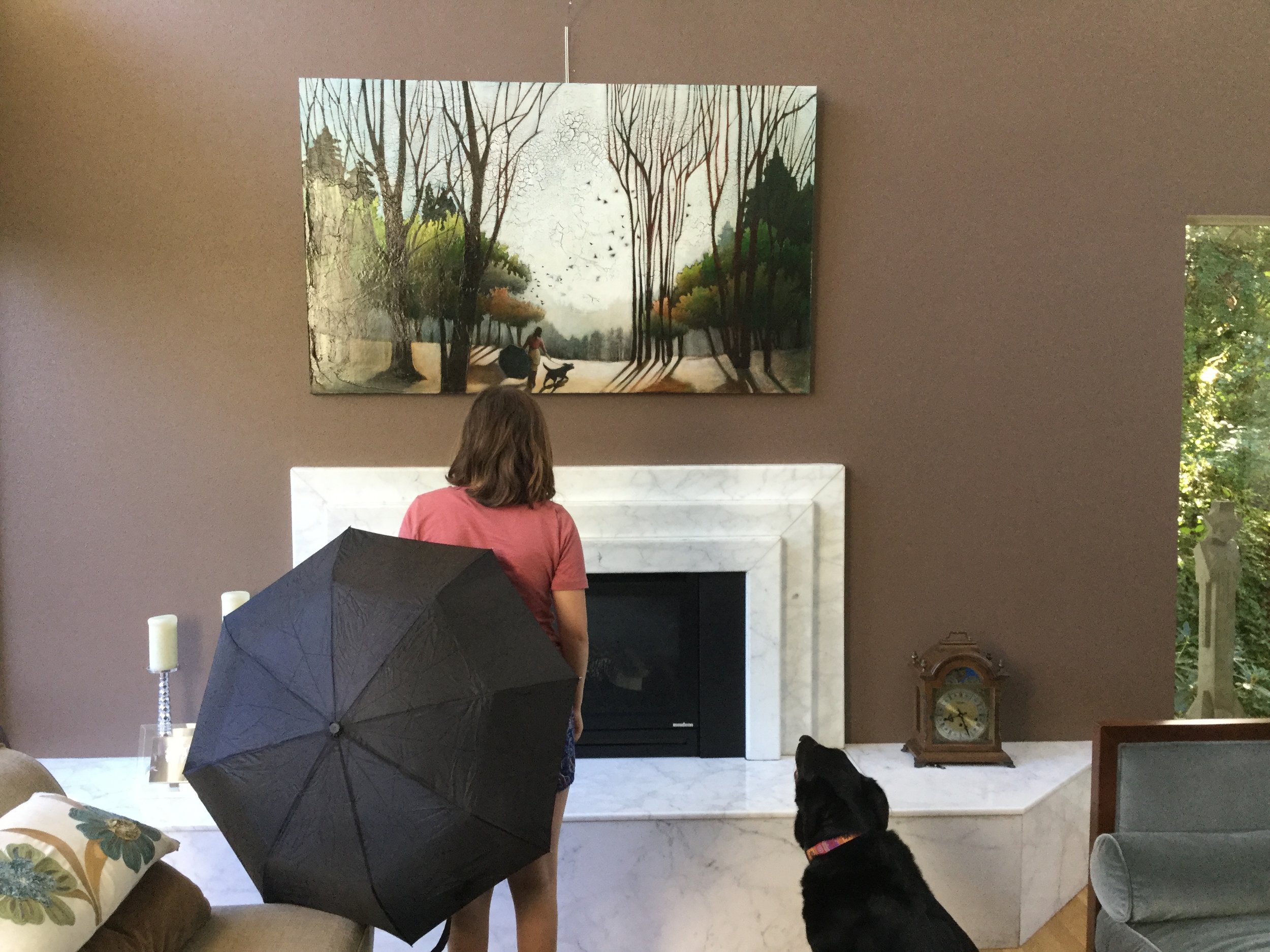 Emma & Olive pose