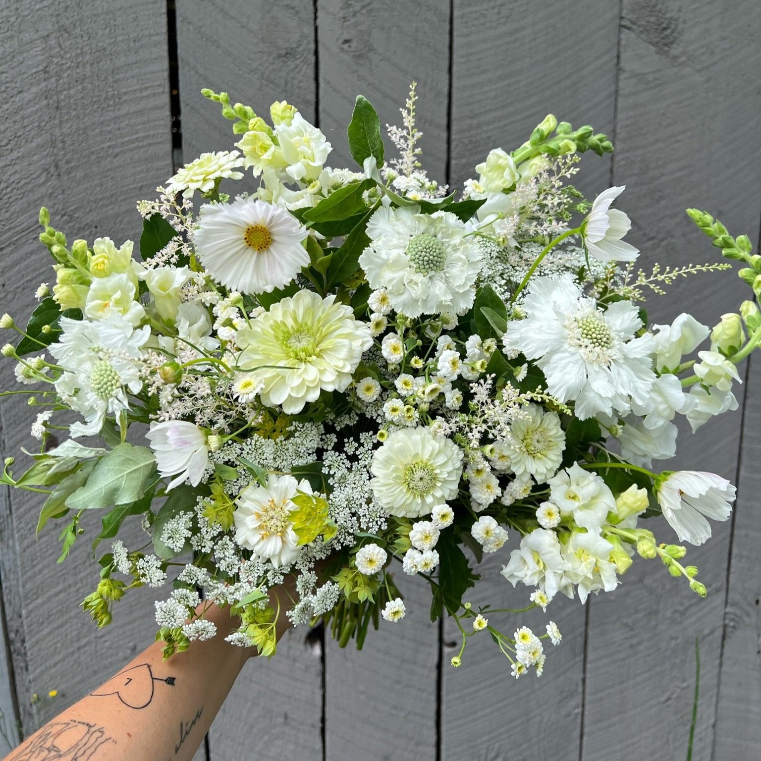 FRESH bridal bouquet