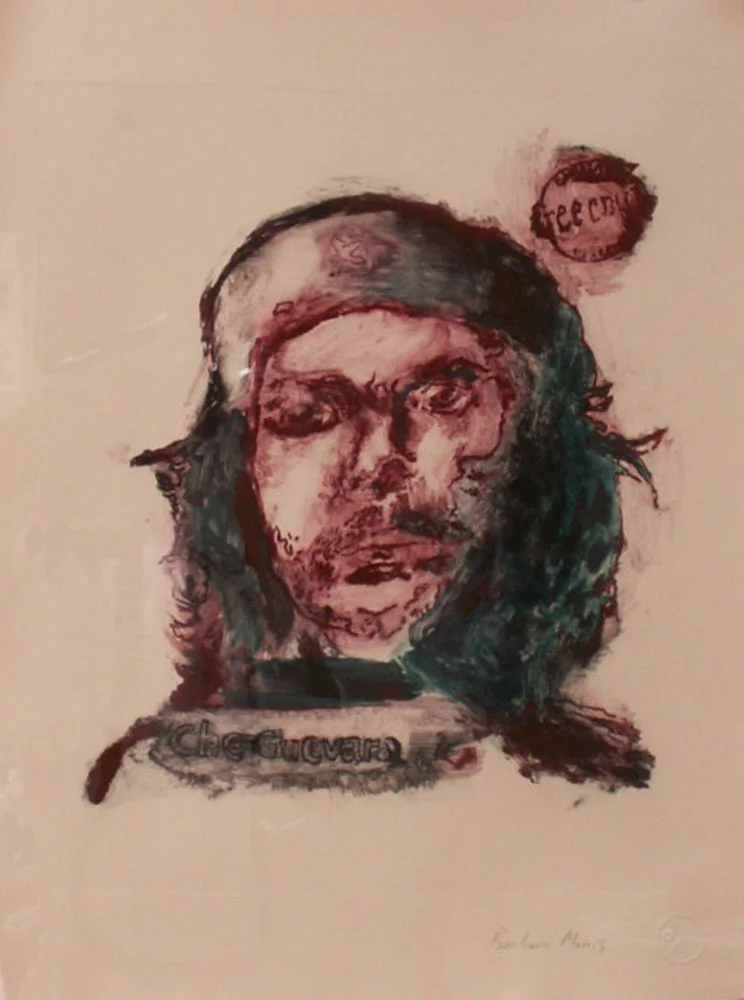 Che (green and red) 15” x 11” monotype 2009