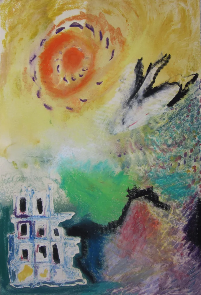 Icarus III 22” x 15” monotype 2009