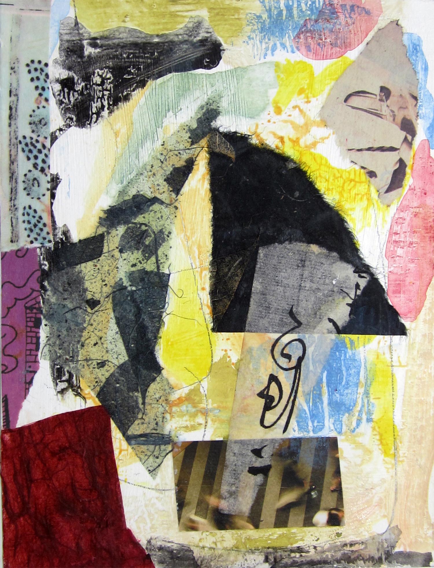 Hong Kong Series VIII, mixed-media, 6" x 4" 2014