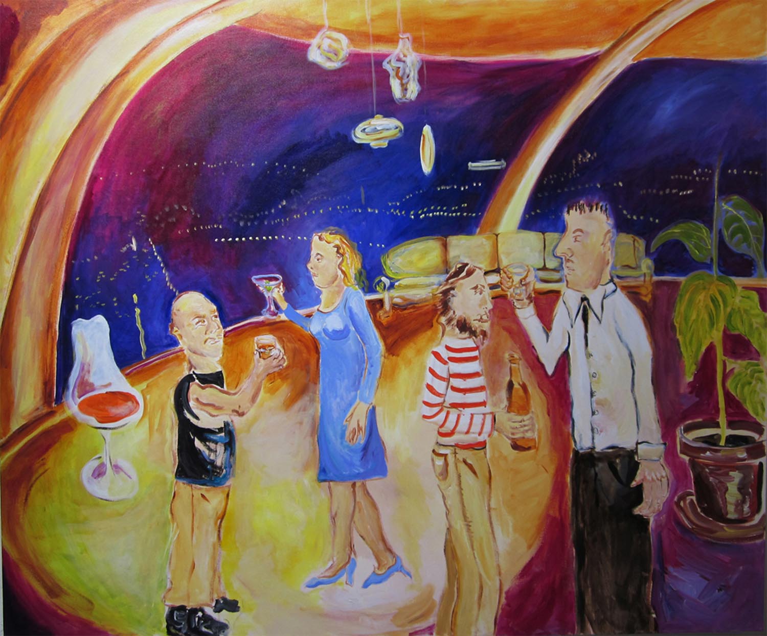 Chemosphere	60” x 72”	acrylic on canvas	2010