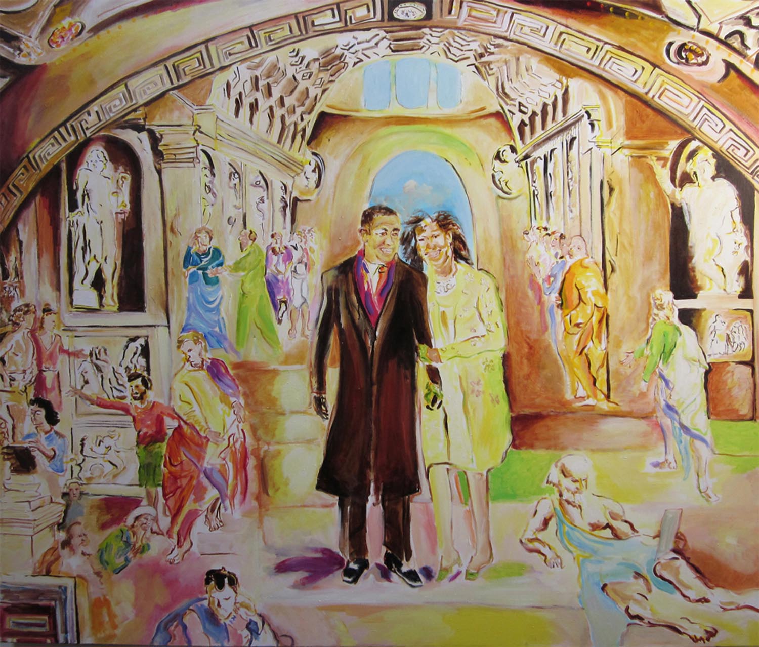 School of Athens	60” x 72”	oil on canvas	2010