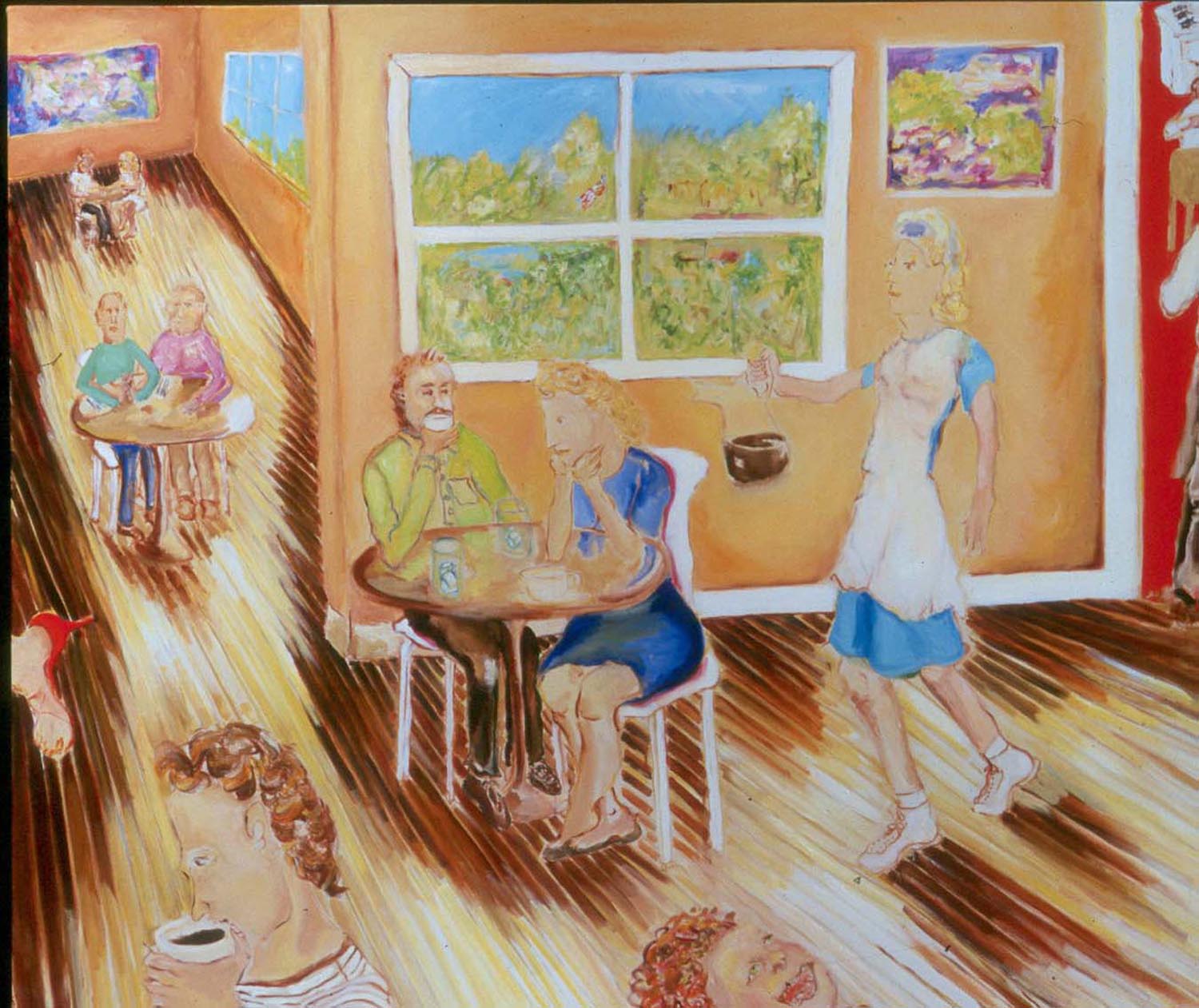 Café Society, oil on canvas, 60” x 72”, 2006